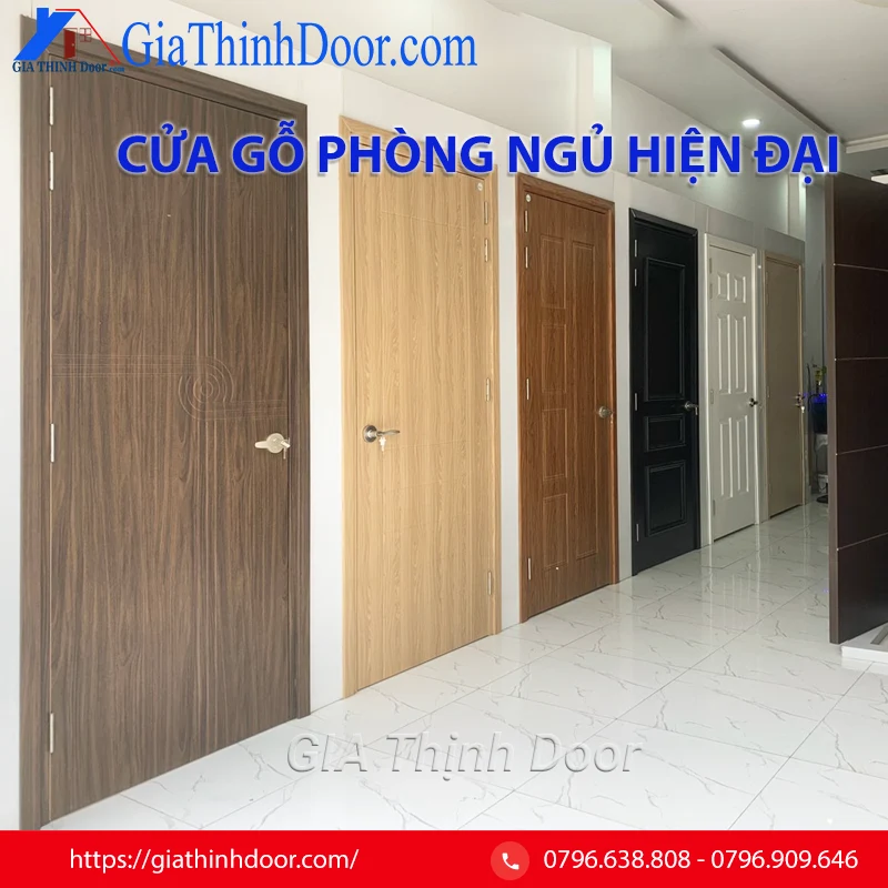 cửa gỗ phòng ngủ hiện đại