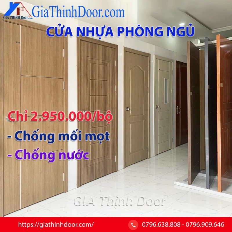 cửa nhựa phòng ngủ