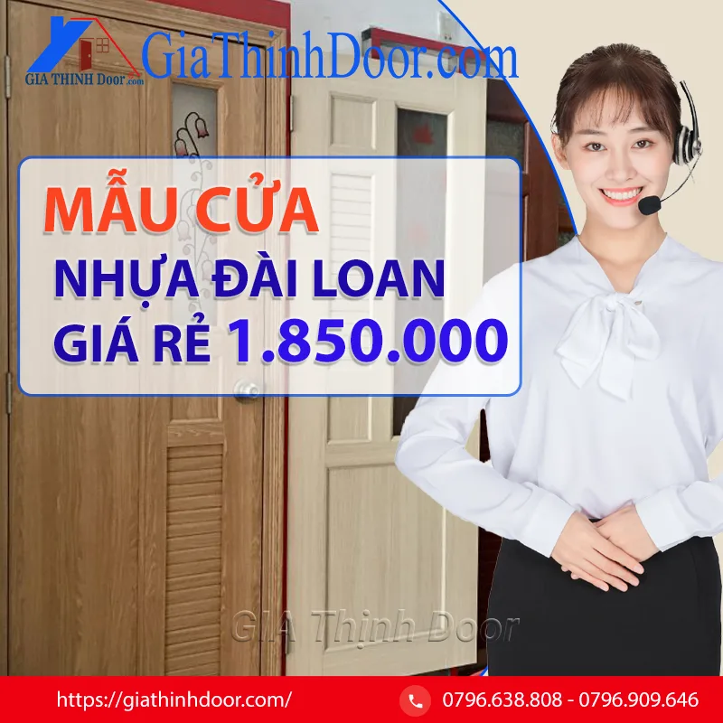 cửa nhựa đài loan giá rẻ
